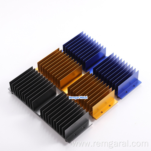 anodized aluminum heatsink extrusion profile